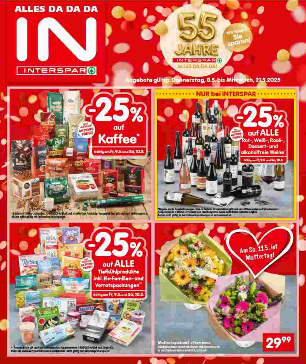 Interspar Flugblatt (ab 08.05.2025) - Angebote und Prospekt - Seite 1