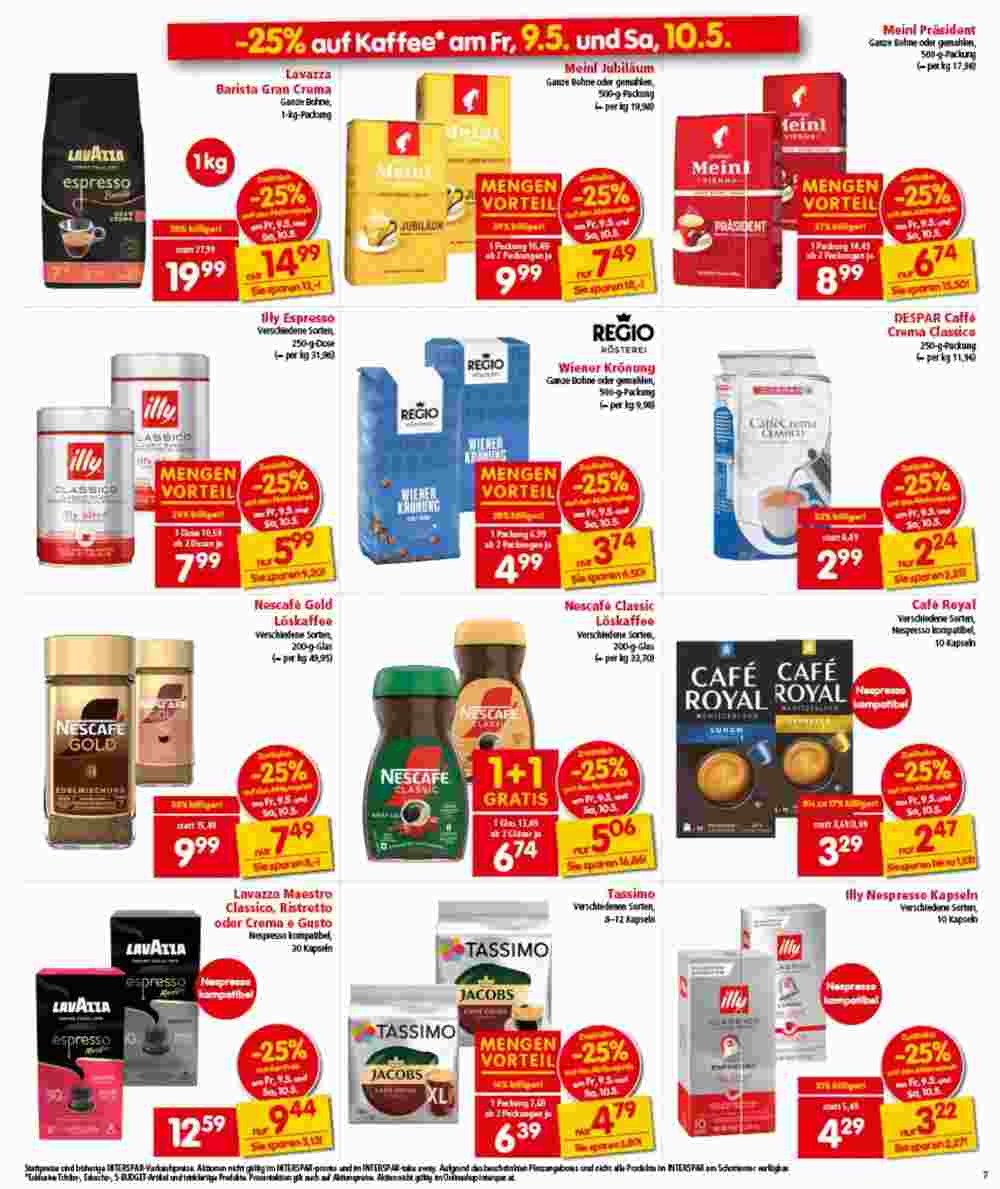 Interspar Flugblatt (ab 08.05.2025) - Angebote und Prospekt - Seite 7