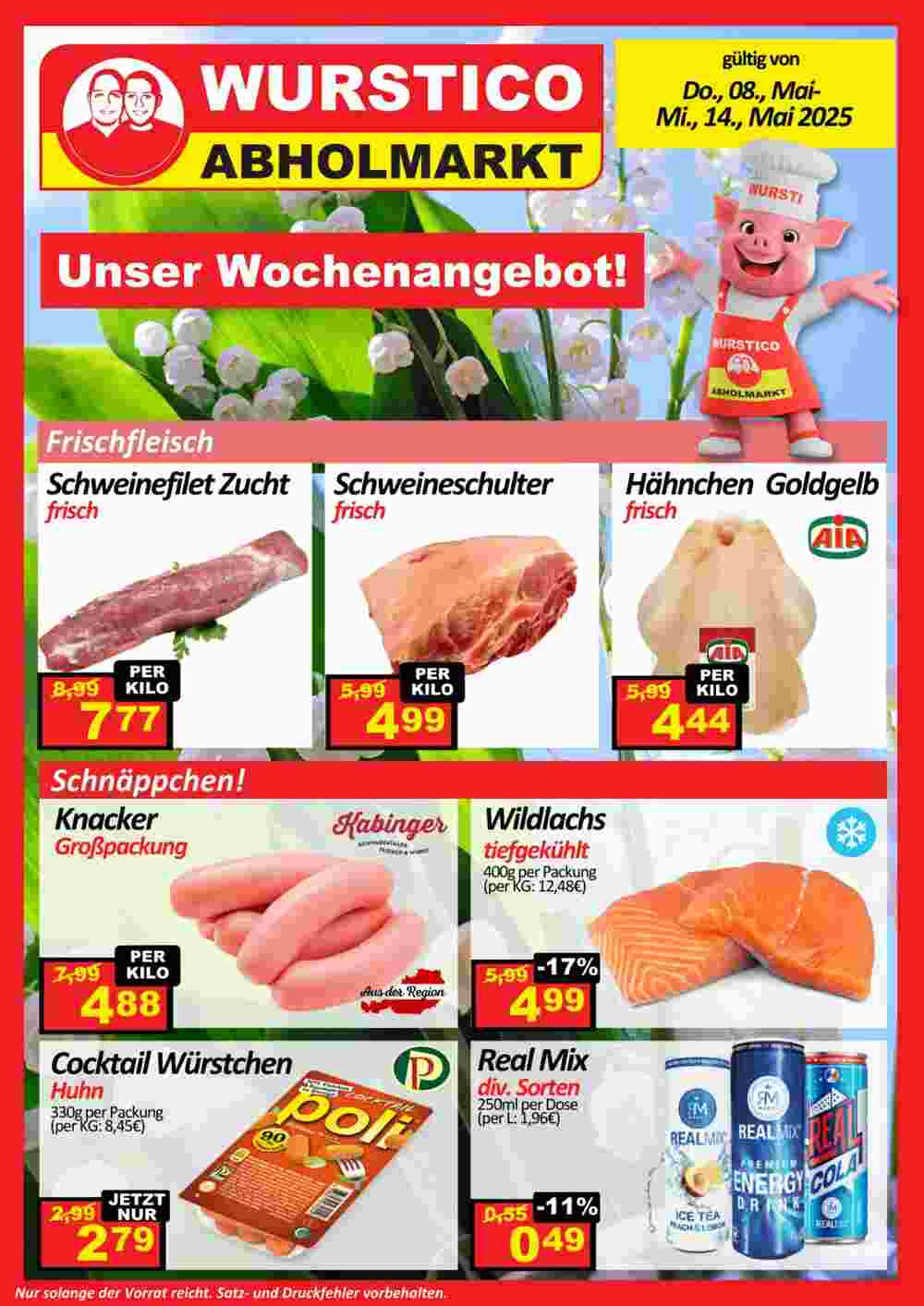Wurstico Flugblatt (ab 08.05.2025) - Angebote und Prospekt - Seite 1
