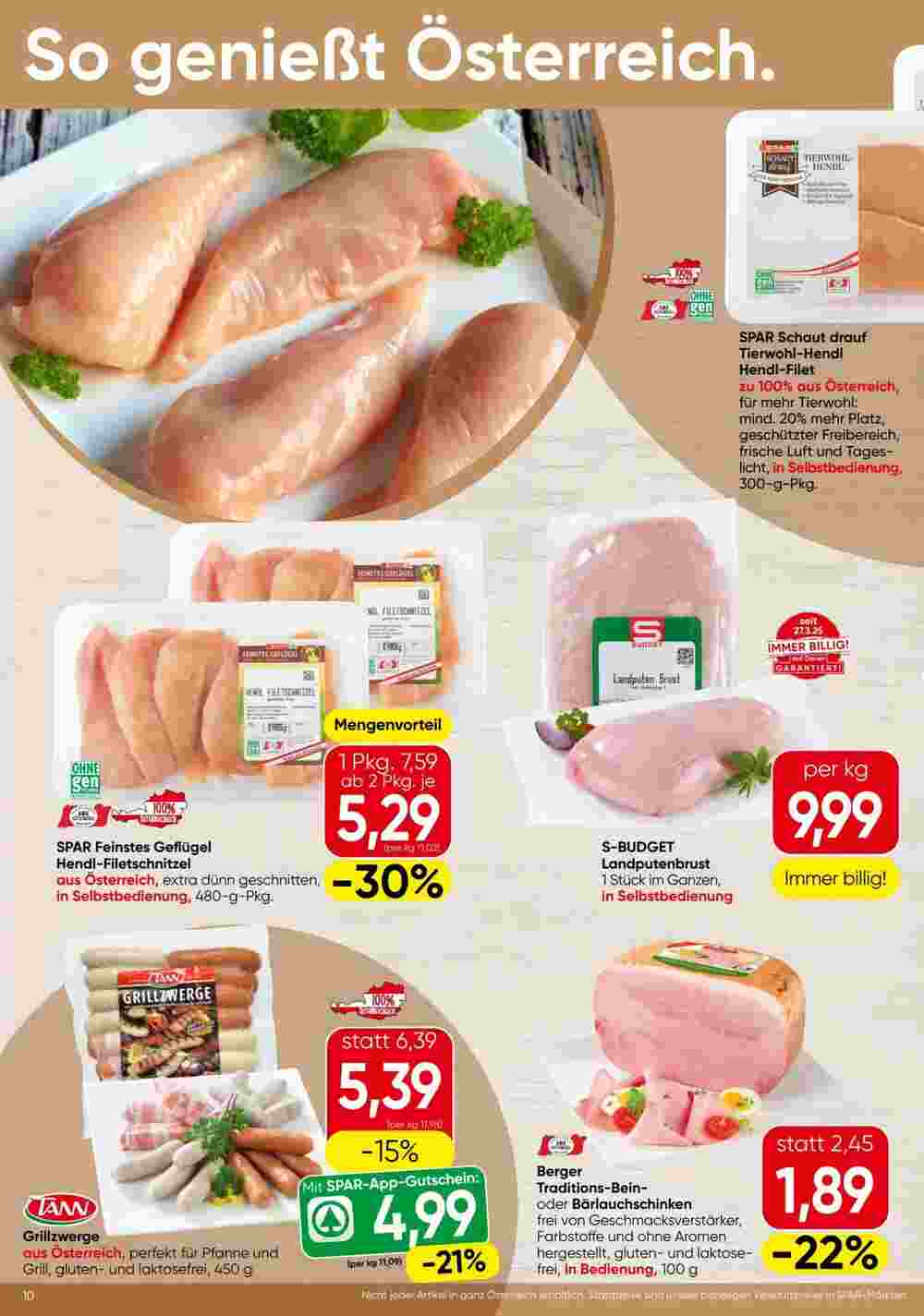 Spar Flugblatt (ab 08.05.2025) - Angebote und Prospekt - Seite 10