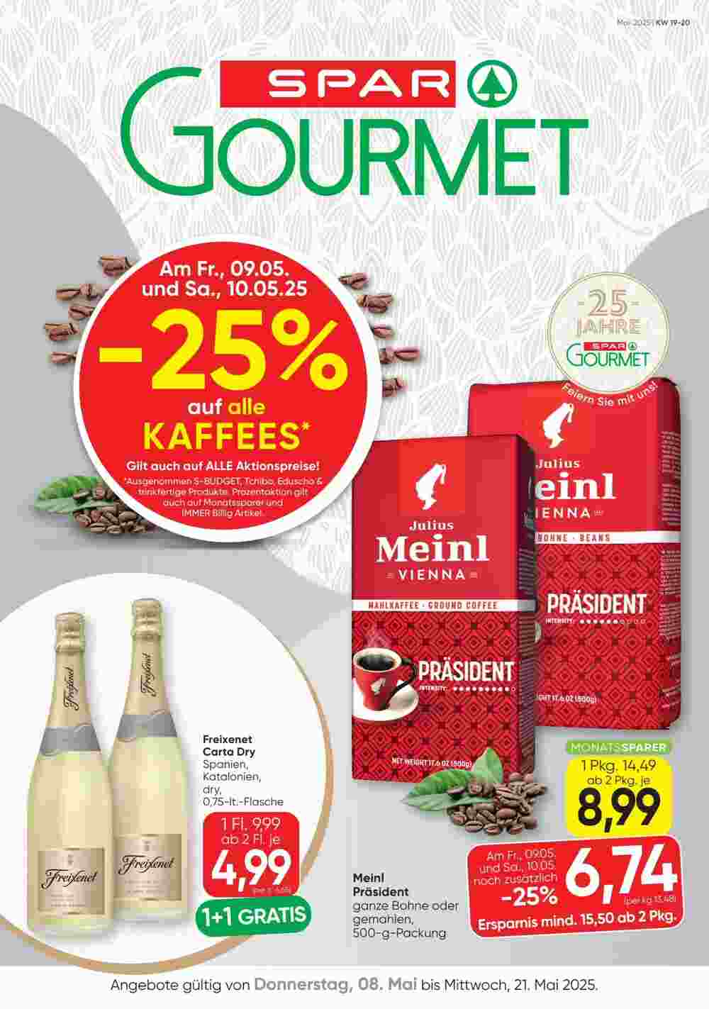 SPAR Gourmet Flugblatt (ab 08.05.2025) - Angebote und Prospekt - Seite 1