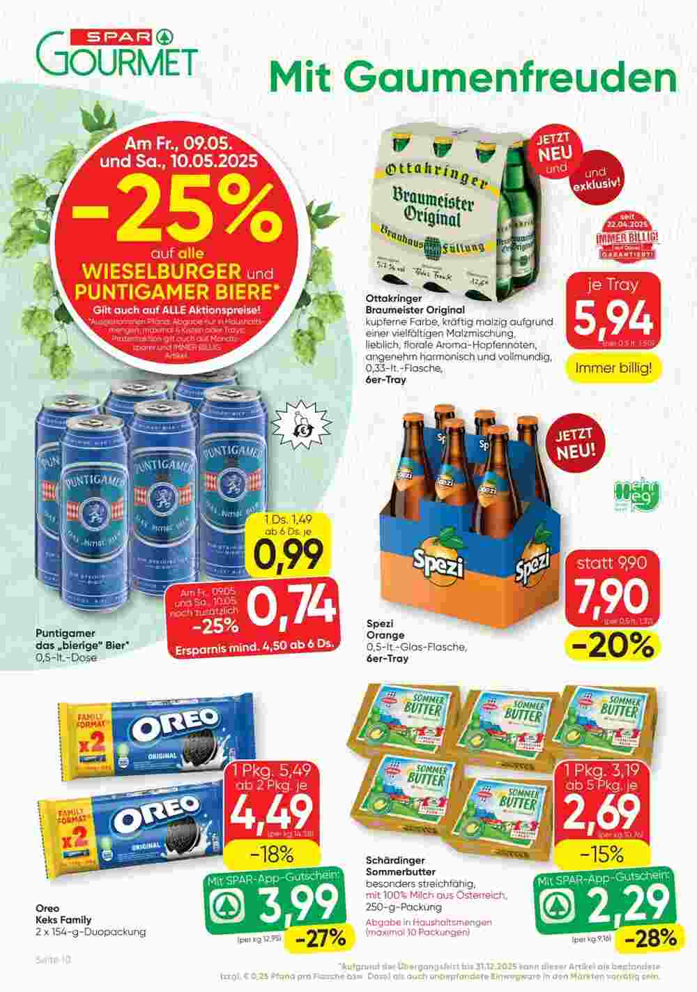 SPAR Gourmet Flugblatt (ab 08.05.2025) - Angebote und Prospekt - Seite 10