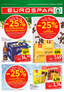 Eurospar Flugblatt (ab 08.05.2025) - Angebote und Prospekt