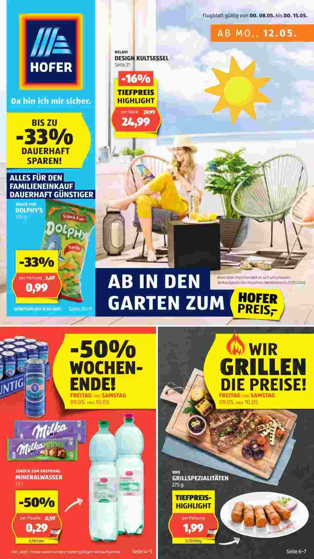 Hofer Flugblatt (ab 08.05.2025) - Angebote und Prospekt - Seite 1