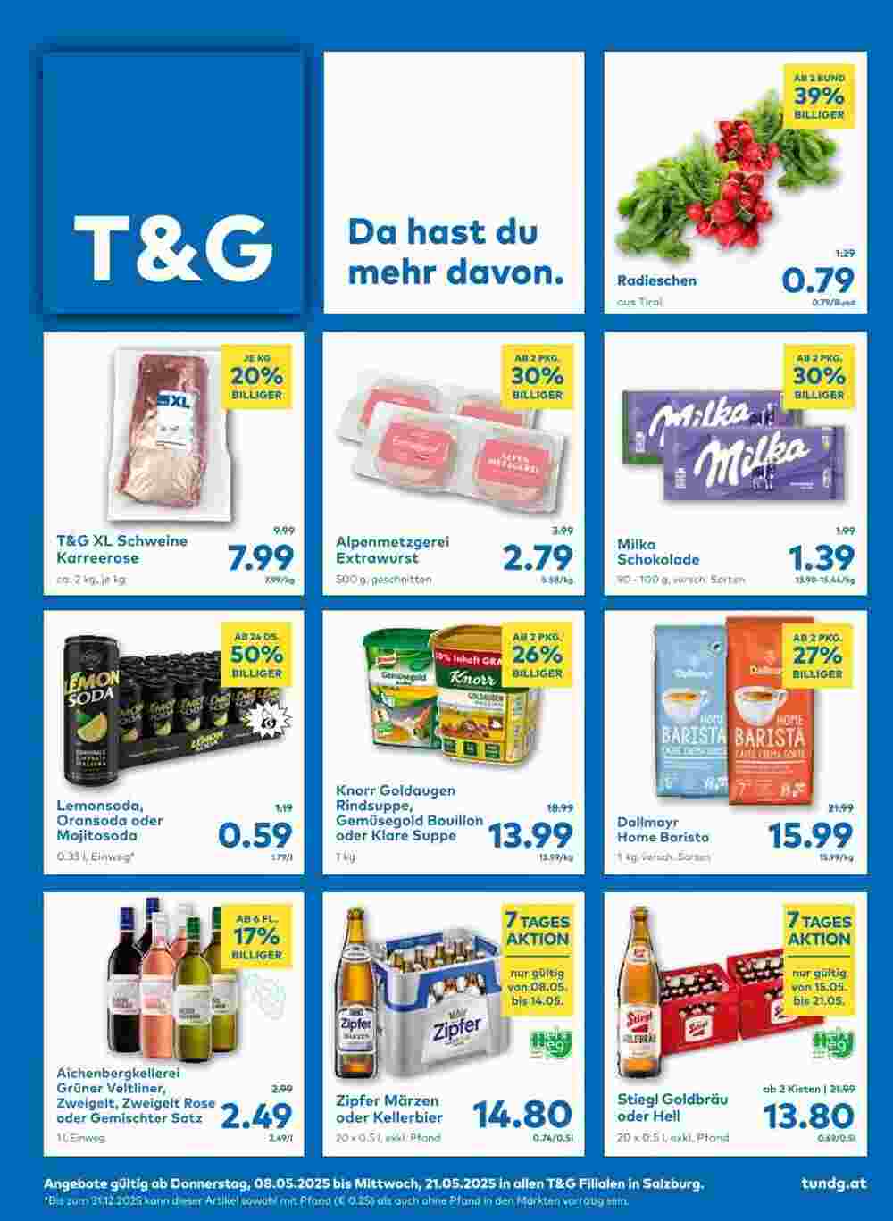 T&G Flugblatt (ab 08.05.2025) - Angebote und Prospekt - Seite 1