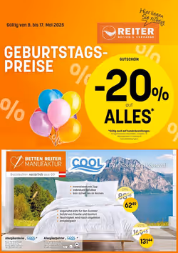 Reiter Flugblatt (ab 08.05.2025) - Angebote und Prospekt