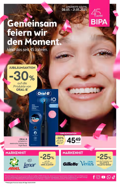 Bipa Flugblatt (ab 08.05.2025) - Angebote und Prospekt