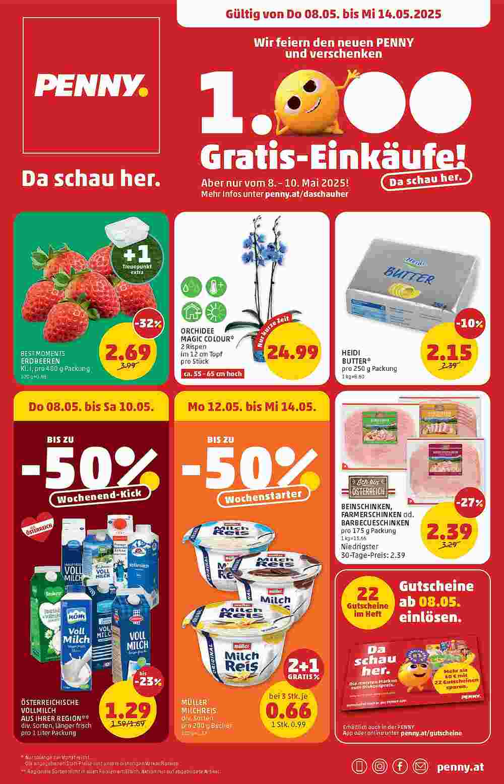 PENNY Flugblatt (ab 08.05.2025) - Angebote und Prospekt - Seite 1