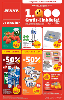 PENNY Flugblatt (ab 08.05.2025) - Angebote und Prospekt