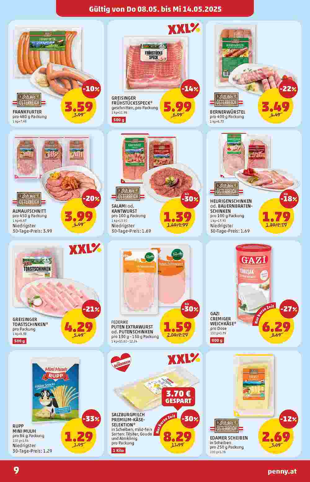 PENNY Flugblatt (ab 08.05.2025) - Angebote und Prospekt - Seite 9