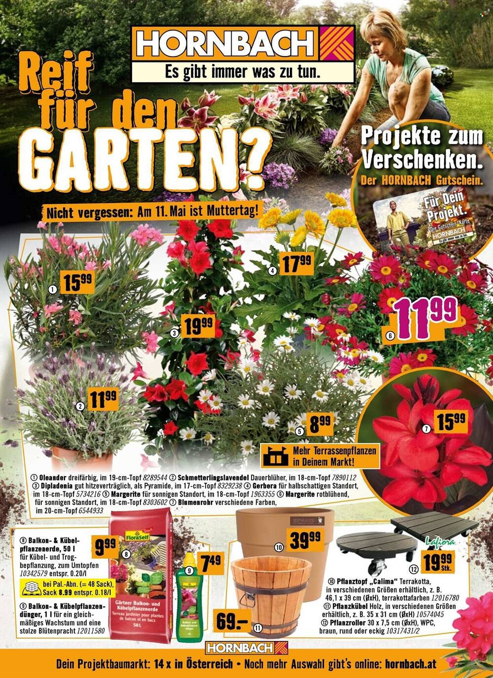 Hornbach Flugblatt (ab 08.05.2025) - Angebote und Prospekt - Seite 1