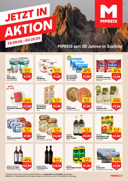 MPreis Flugblatt (ab 09.05.2025) - Angebote und Prospekt