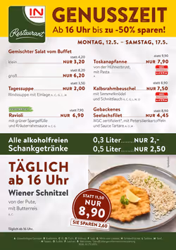 Interspar Restaurant Flugblatt (ab 12.05.2025) - Angebote und Prospekt