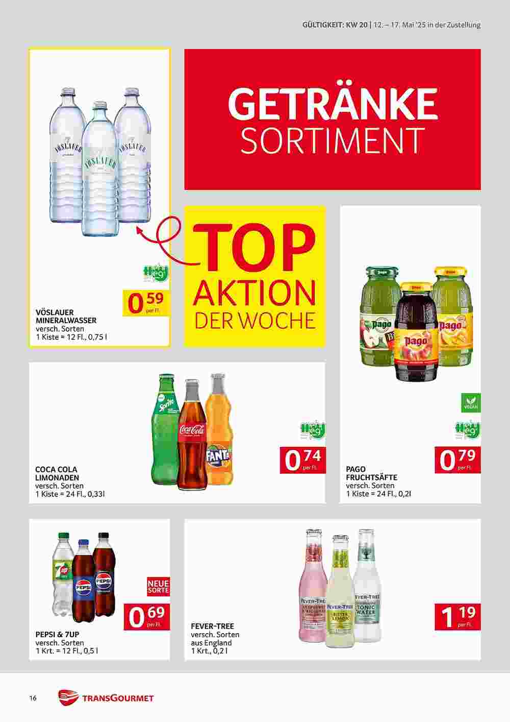 Transgourmet Flugblatt (ab 12.05.2025) - Angebote und Prospekt - Seite 16