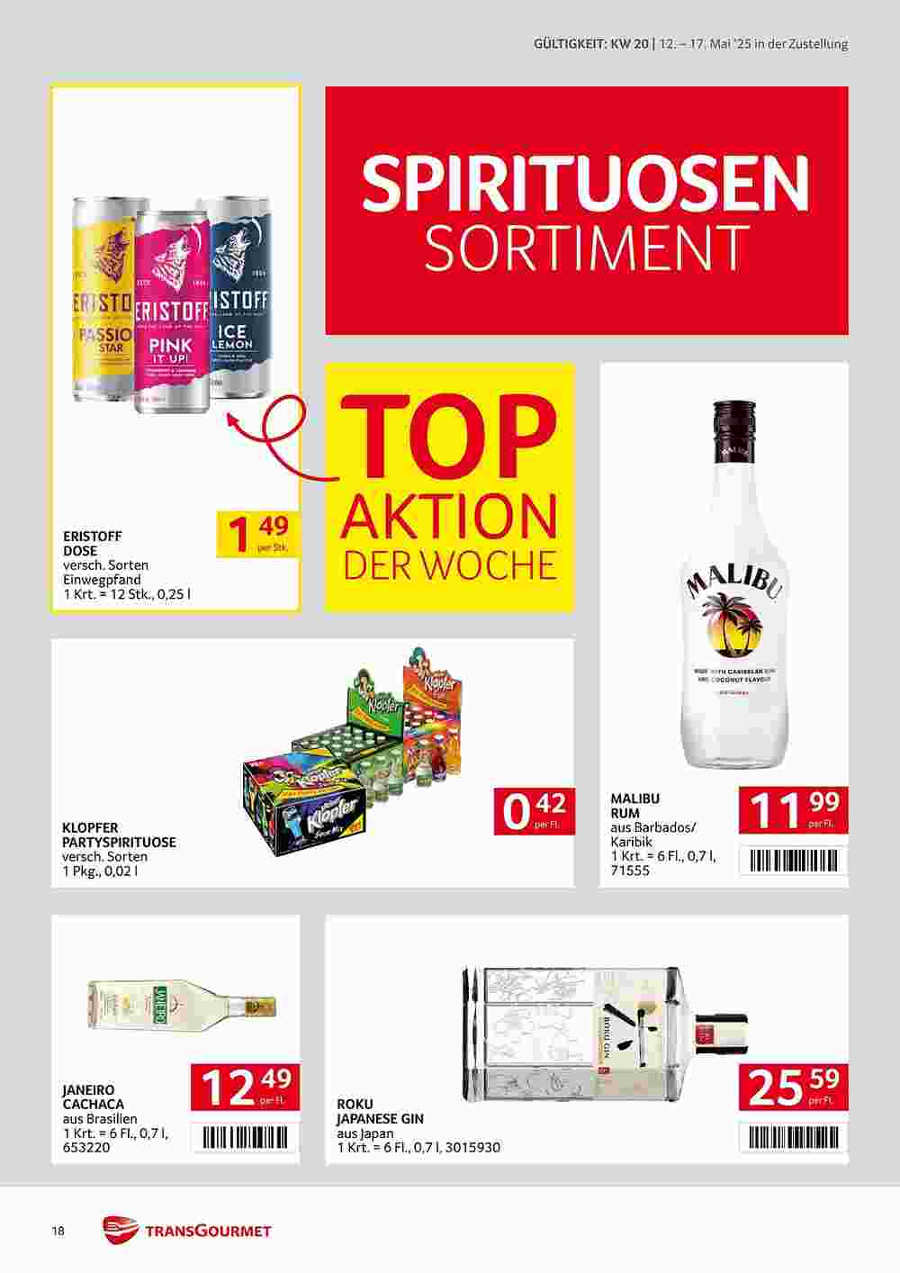 Transgourmet Flugblatt (ab 12.05.2025) - Angebote und Prospekt - Seite 18