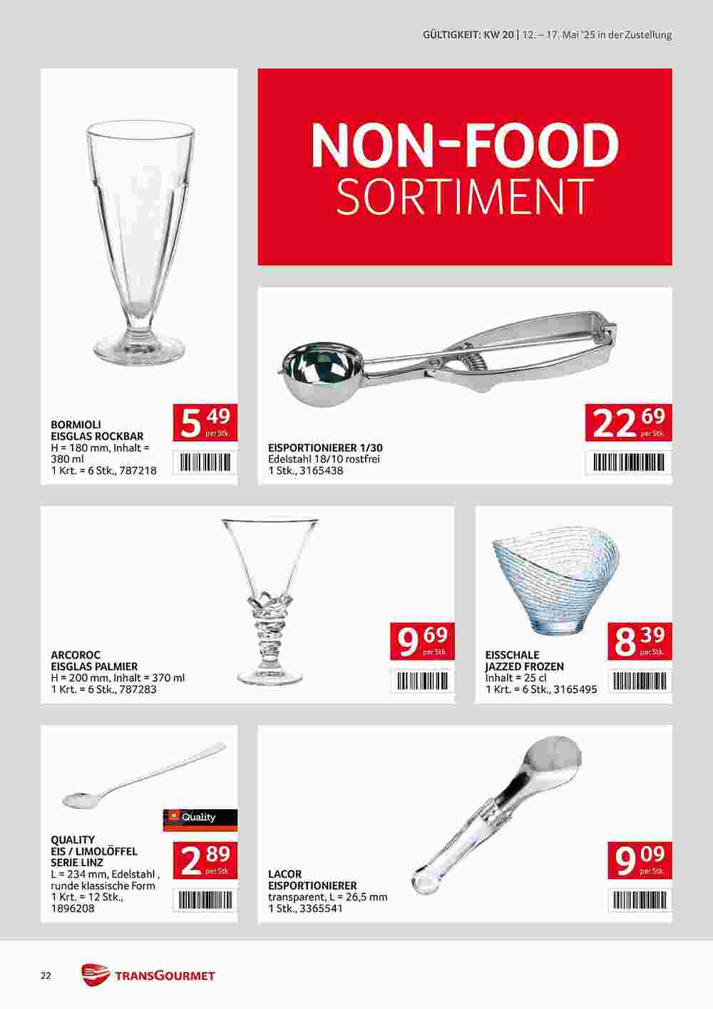 Transgourmet Flugblatt (ab 12.05.2025) - Angebote und Prospekt - Seite 22