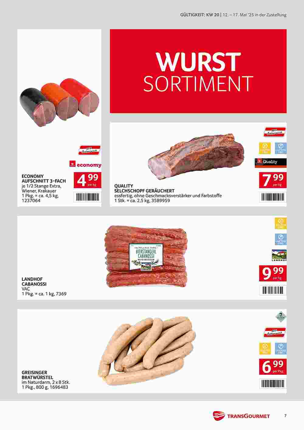 Transgourmet Flugblatt (ab 12.05.2025) - Angebote und Prospekt - Seite 7