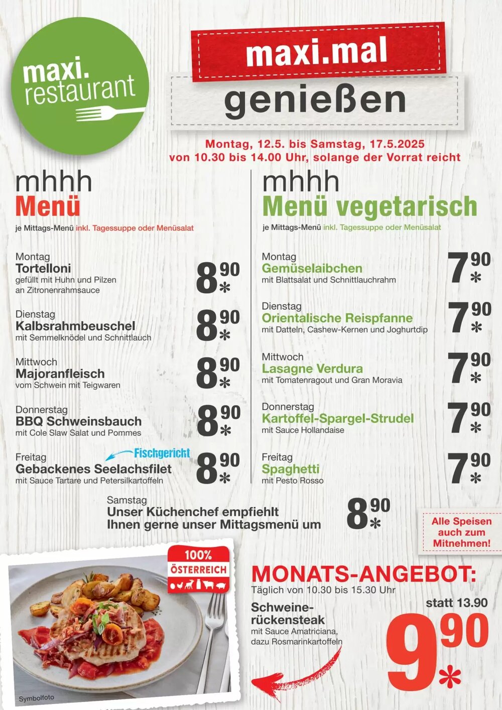Maximarkt Flugblatt (ab 12.05.2025) - Angebote und Prospekt - Seite 1