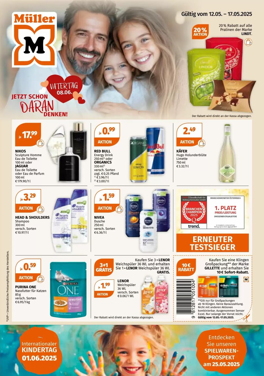Müller Flugblatt (ab 12.05.2025) - Angebote und Prospekt - Seite 1