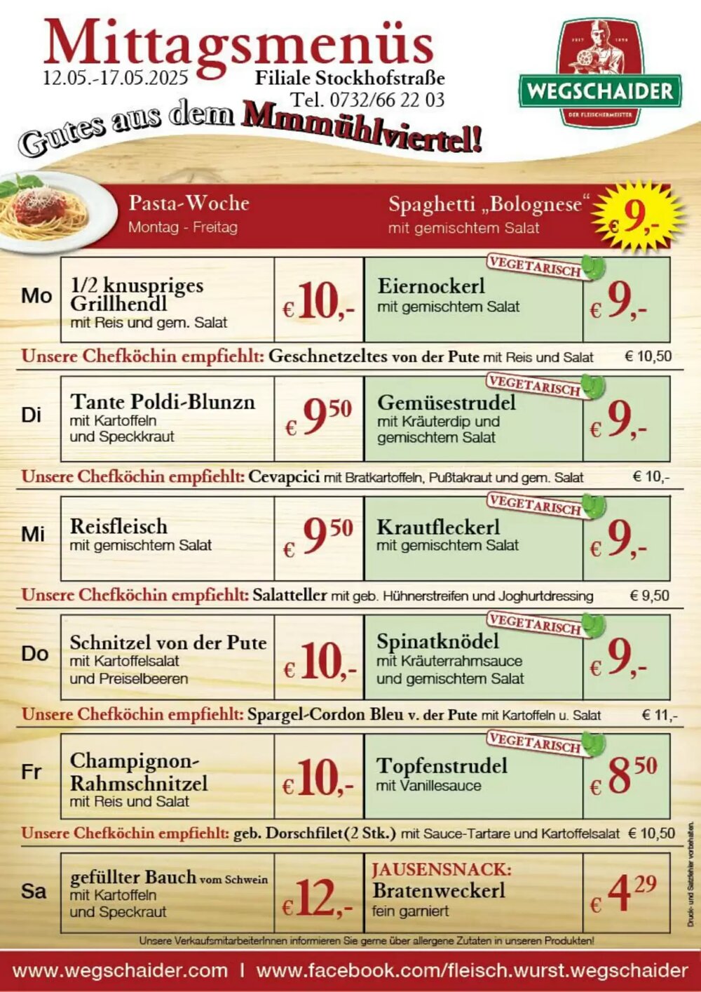 Wegschaider Flugblatt (ab 12.05.2025) - Angebote und Prospekt - Seite 2