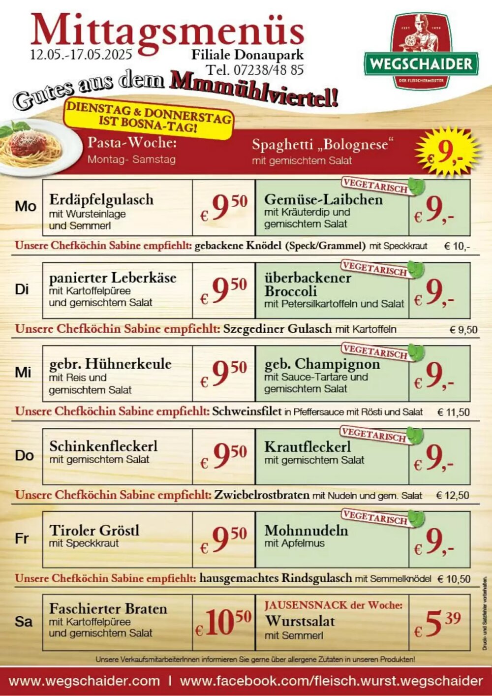 Wegschaider Flugblatt (ab 12.05.2025) - Angebote und Prospekt - Seite 4