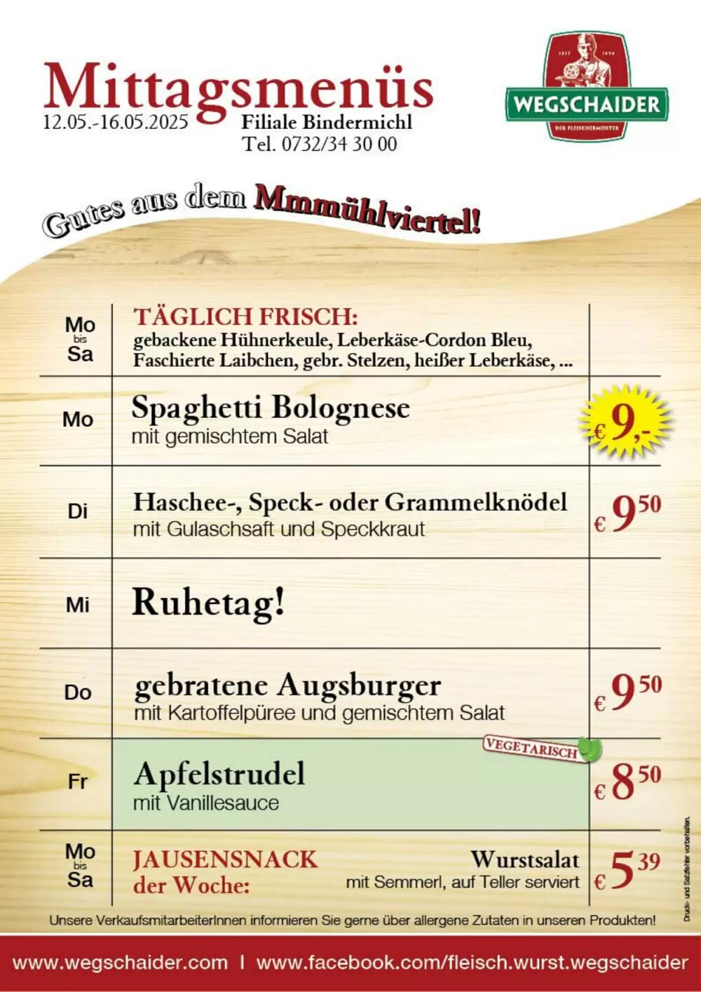 Wegschaider Flugblatt (ab 12.05.2025) - Angebote und Prospekt - Seite 6