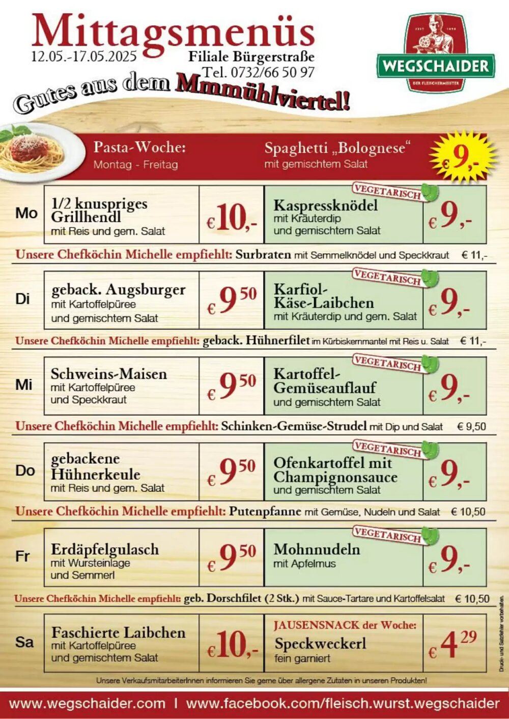 Wegschaider Flugblatt (ab 12.05.2025) - Angebote und Prospekt - Seite 7