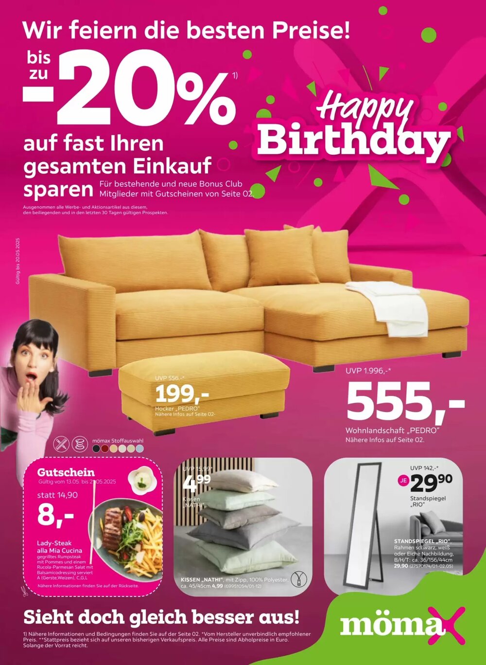 Mömax Flugblatt (ab 13.05.2025) - Angebote und Prospekt - Seite 1