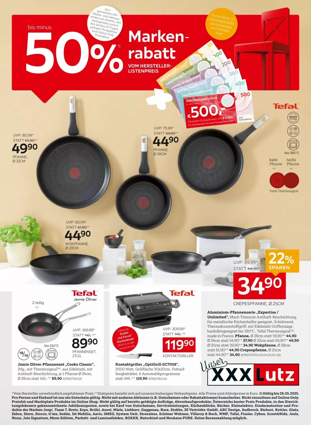 XXXLutz Flugblatt (ab 13.05.2025) - Angebote und Prospekt - Seite 1