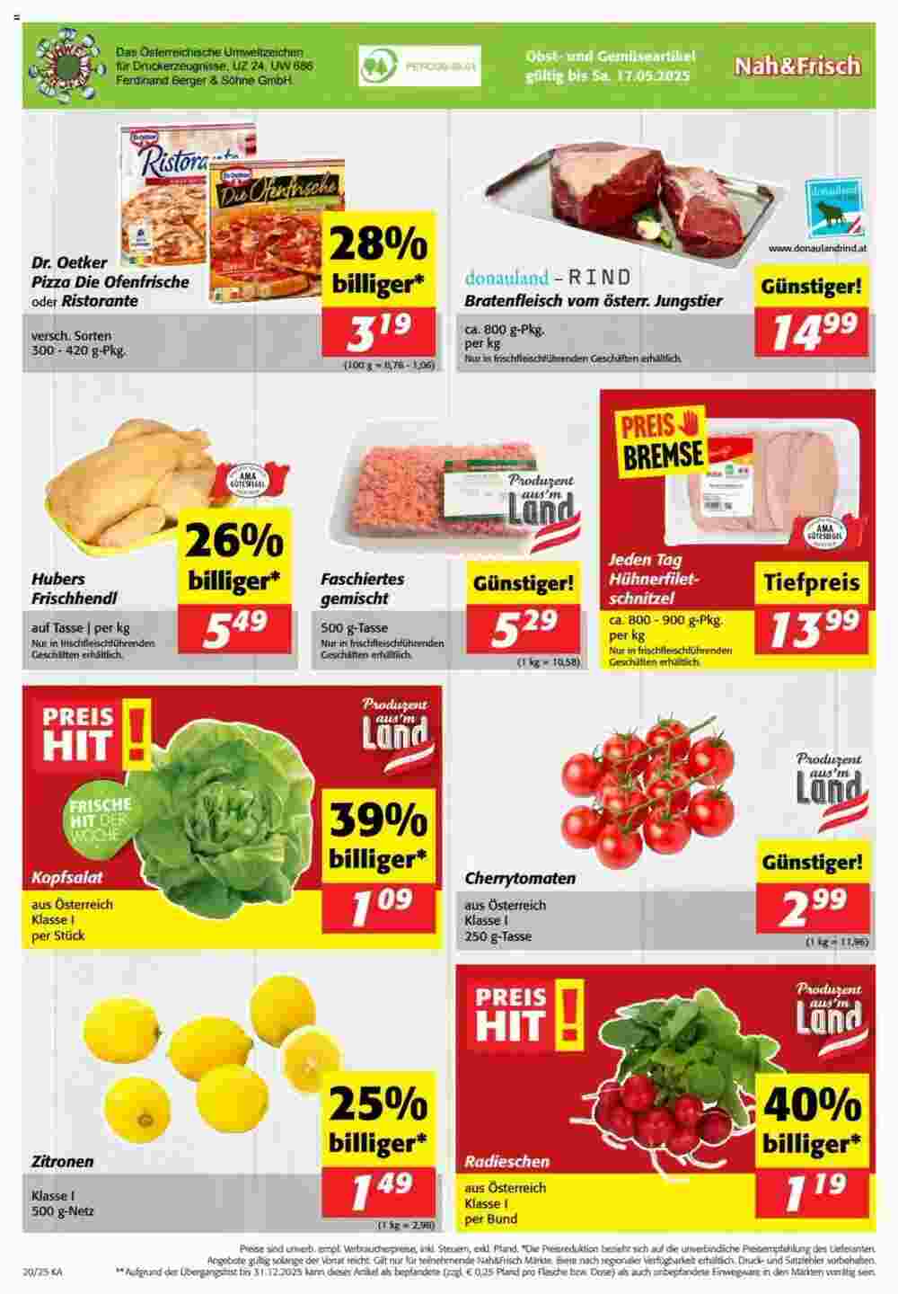 Nah&Frisch Flugblatt (ab 14.05.2025) - Angebote und Prospekt - Seite 8