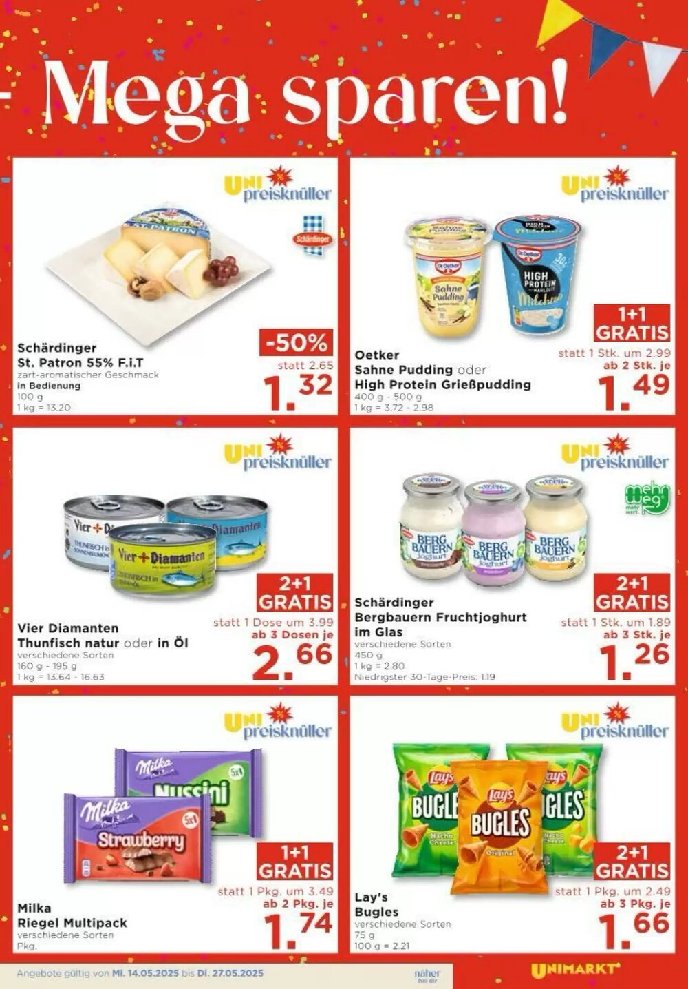 Unimarkt Flugblatt (ab 14.05.2025) - Angebote und Prospekt - Seite 5
