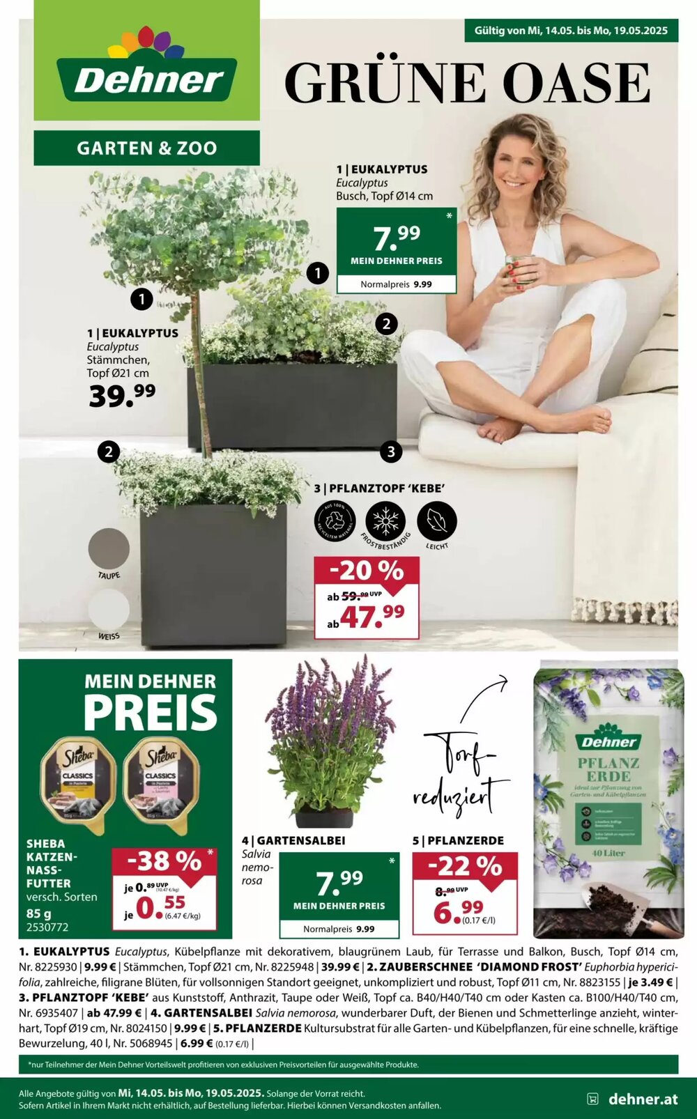Dehner Flugblatt (ab 14.05.2025) - Angebote und Prospekt - Seite 1