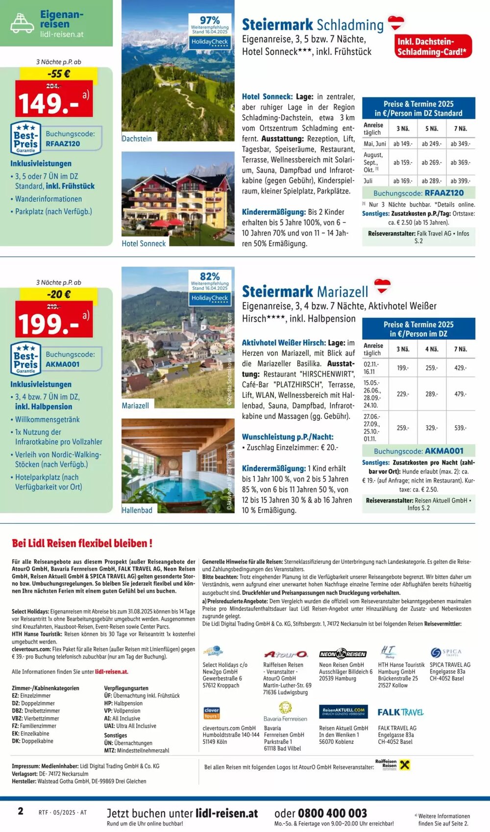 Lidl Reisen Flugblatt (ab 14.05.2025) - Angebote und Prospekt - Seite 2