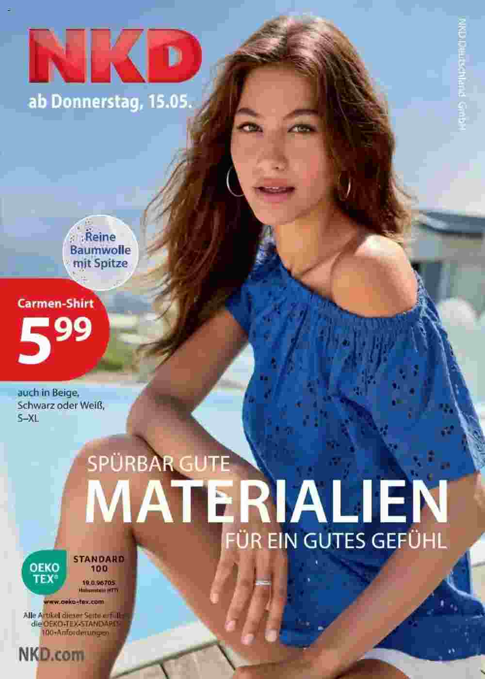 NKD Flugblatt (ab 15.05.2025) - Angebote und Prospekt - Seite 1