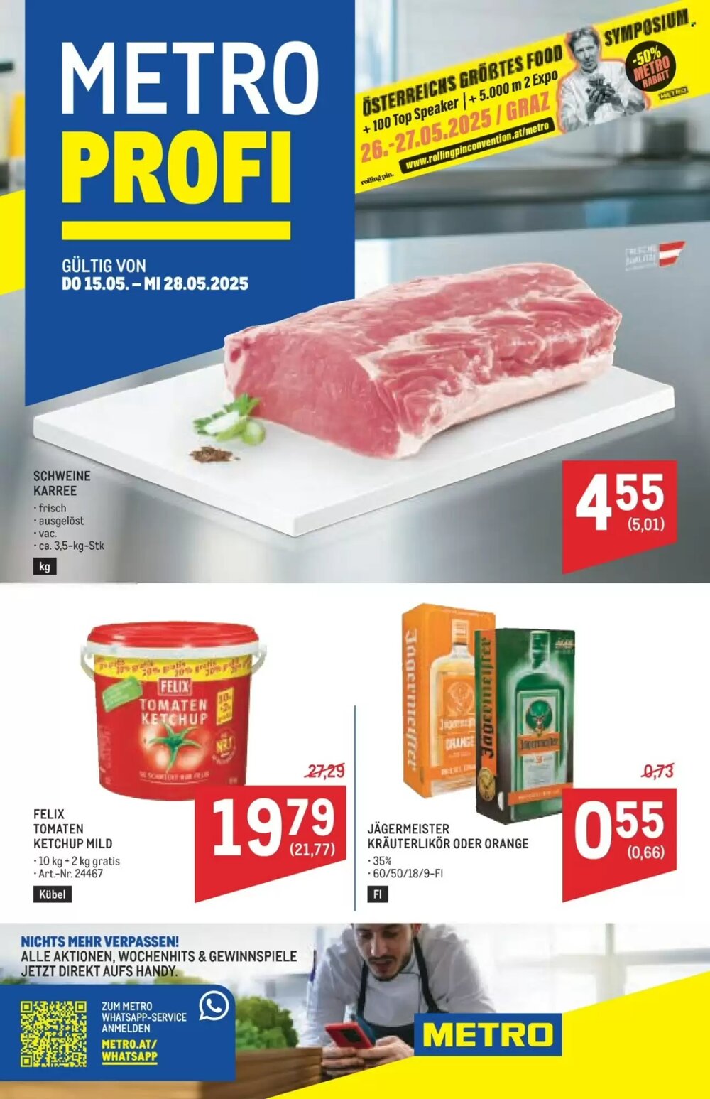Metro Flugblatt (ab 15.05.2025) - Angebote und Prospekt - Seite 1