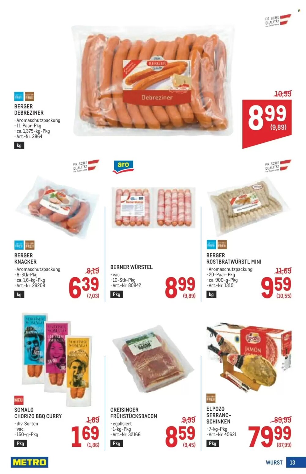 Metro Flugblatt (ab 15.05.2025) - Angebote und Prospekt - Seite 13