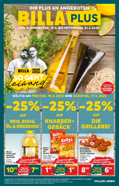 Billa Flugblatt (ab 15.05.2025) - Angebote und Prospekt