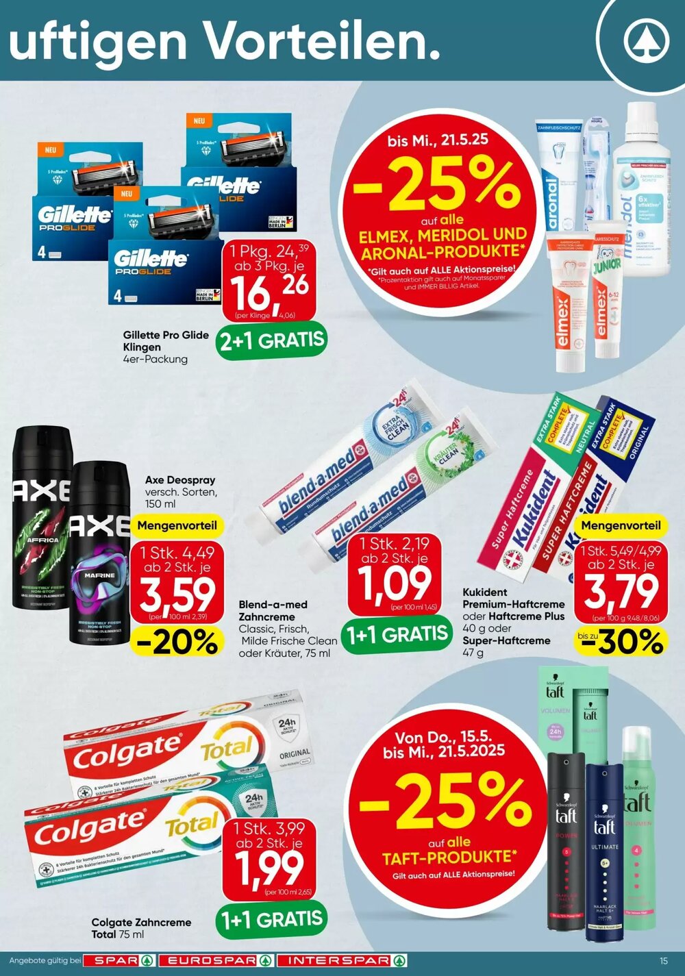 Spar Flugblatt (ab 15.05.2025) - Angebote und Prospekt - Seite 15