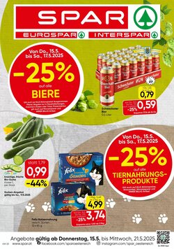 Spar Flugblatt (ab 15.05.2025) - Angebote und Prospekt