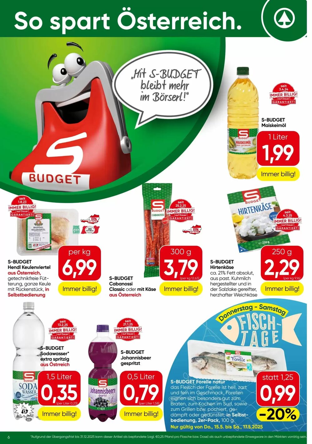 Spar Flugblatt (ab 15.05.2025) - Angebote und Prospekt - Seite 6