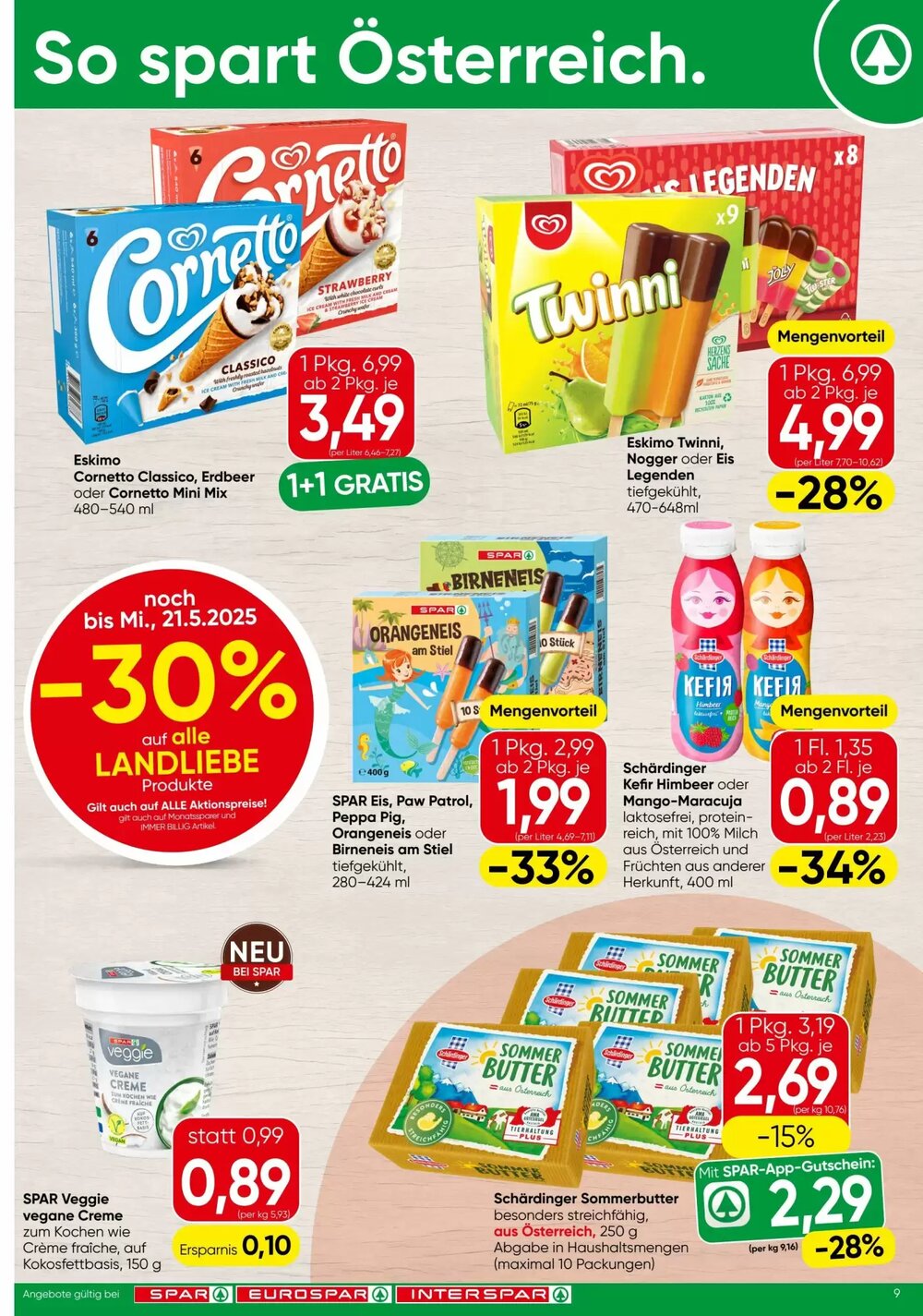 Spar Flugblatt (ab 15.05.2025) - Angebote und Prospekt - Seite 9