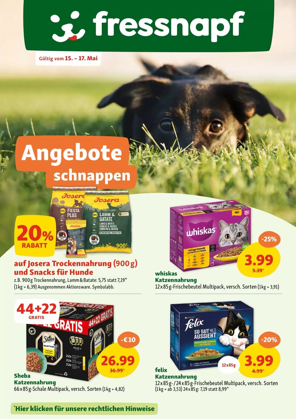 Fressnapf Flugblatt (ab 15.05.2025) - Angebote und Prospekt - Seite 1