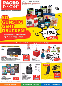 Pagro Diskont Flugblatt (ab 15.05.2025) - Angebote und Prospekt