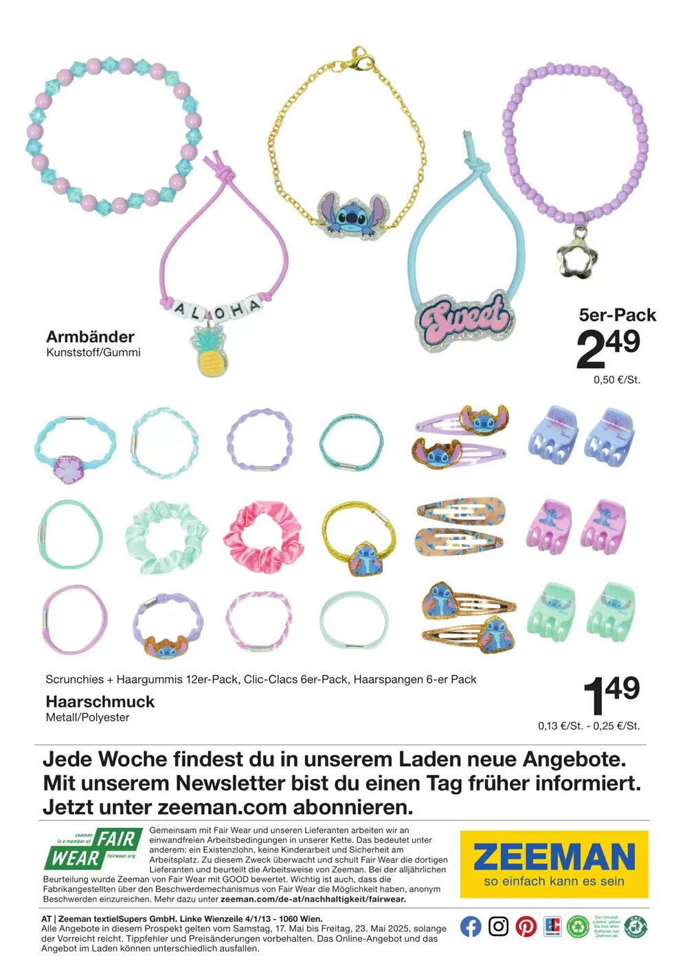 Zeeman Flugblatt (ab 17.05.2025) - Angebote und Prospekt - Seite 11