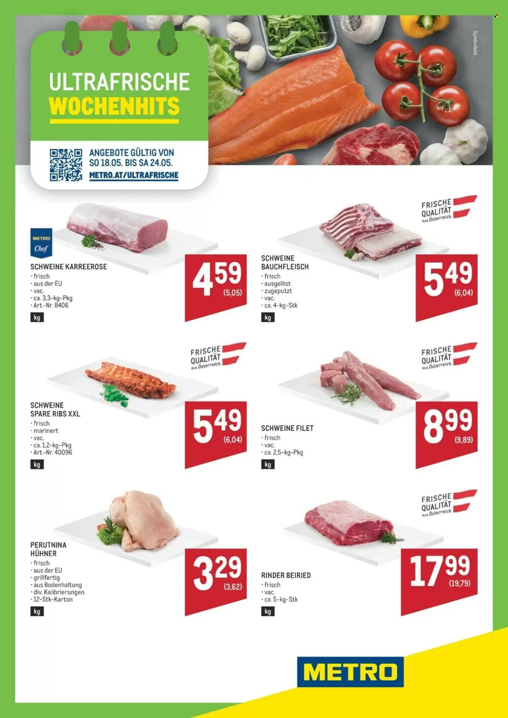 Metro Flugblatt (ab 18.05.2025) - Angebote und Prospekt - Seite 1
