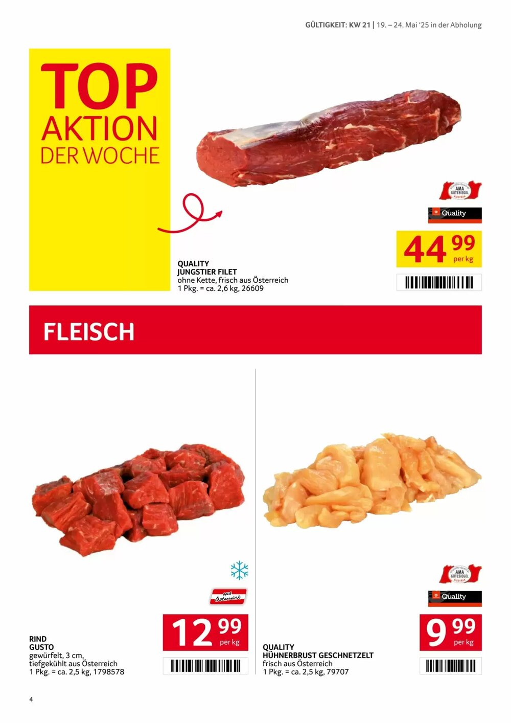 Transgourmet Flugblatt (ab 19.05.2025) - Angebote und Prospekt - Seite 4
