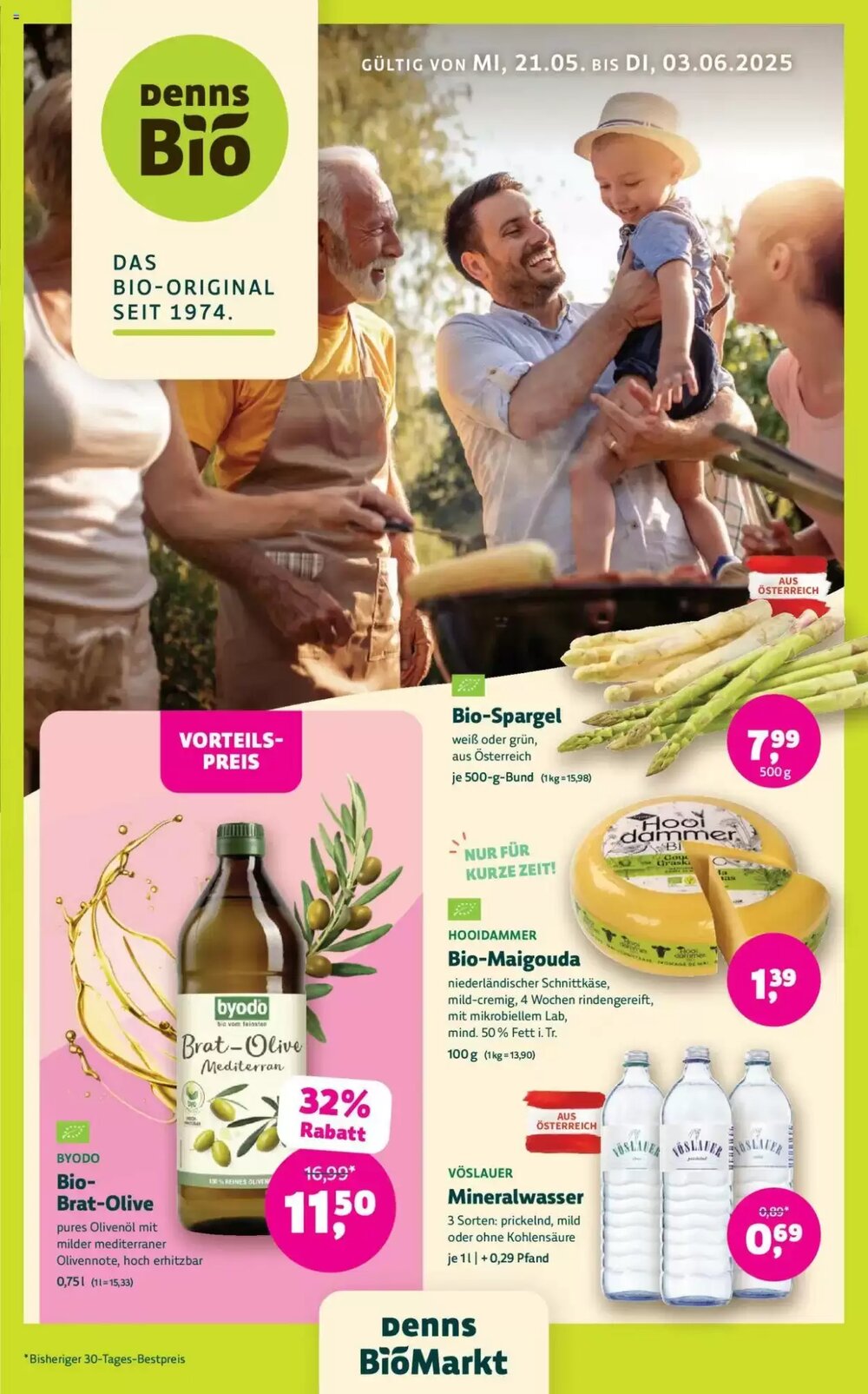 Denn's Biomarkt Flugblatt (ab 21.05.2025) - Angebote und Prospekt - Seite 1