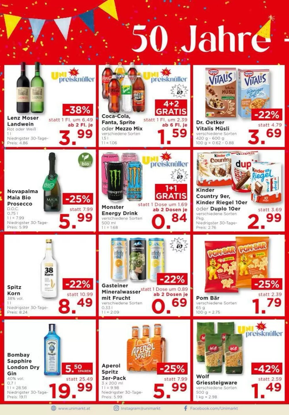 Unimarkt Flugblatt (ab 21.05.2025) - Angebote und Prospekt - Seite 10