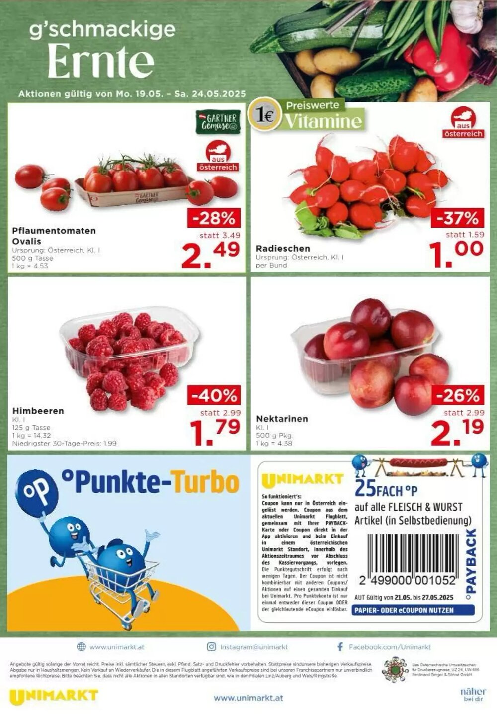 Unimarkt Flugblatt (ab 21.05.2025) - Angebote und Prospekt - Seite 12