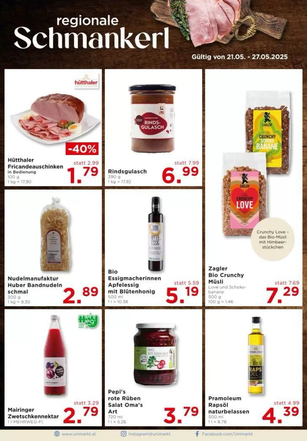 Unimarkt Flugblatt (ab 21.05.2025) - Angebote und Prospekt - Seite 8